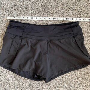 Lululemon shorts CA 35801 RN 106259 size 8 black